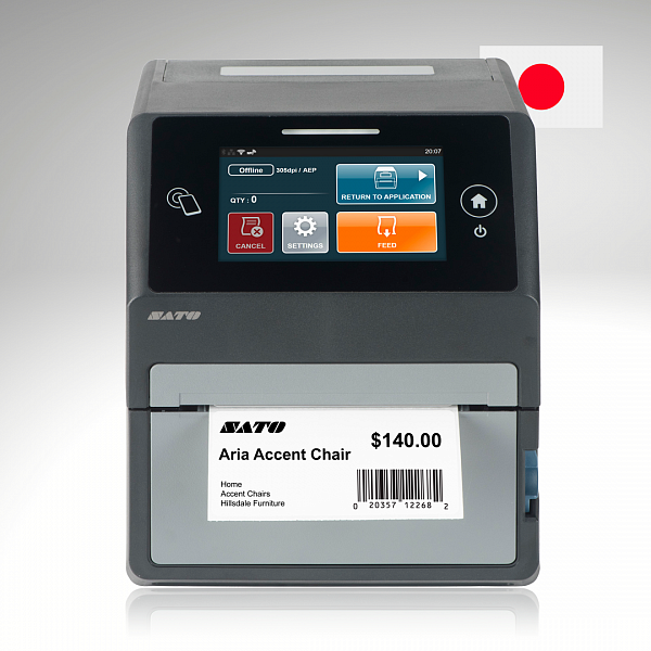 Термотрансферный принтер этикеток SATO CT408LX TT203